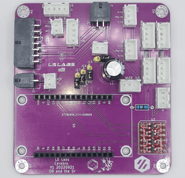 Cerebro Voron 2.4 Breakout Board and WLED Controller LS Labs